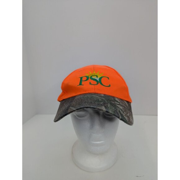 PSC 2015 Quail Hunt Dennis Lake Wing Club Men Orange Adj Strap Back Cap Hat - Picture 2 of 8